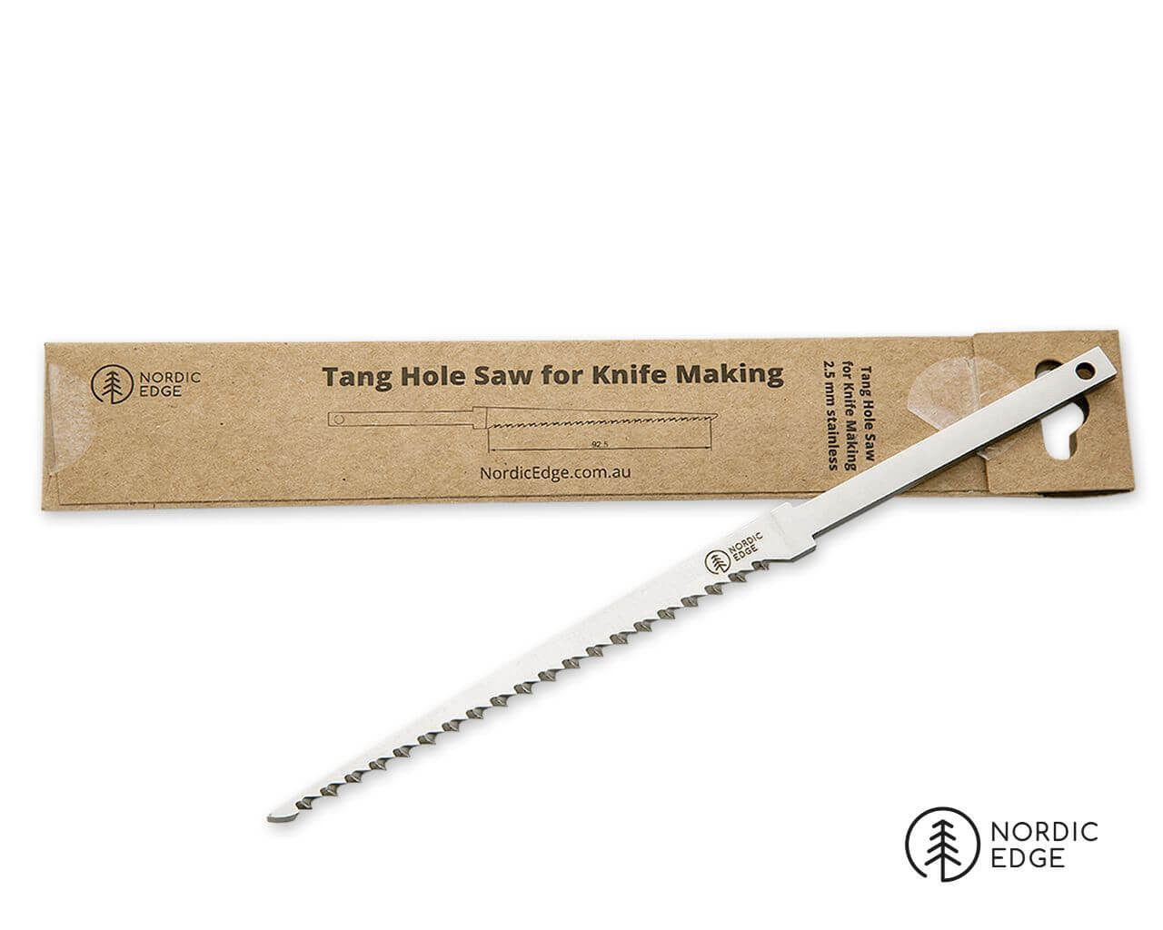 Broach blade only - tang hole saw for fitting stick tang blades